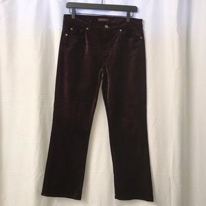7 for all mankind velvet pants